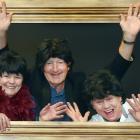 Celebrating the 60th anniversary of The Beatles’ visit to Dunedin are (from left) Lynn Dixon, 79,...