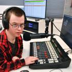 Otago Access Radio host Connor McMillan is turning up the volume on his live radio show. PHOTO:...