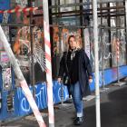 Southern Heritage Trust chairwoman Jo Galer walks past the former Arkwright Traders shop in Manse...