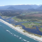 The tiny settlement of Okuru near Haast is vulnerable to several waterways backing up. PHOTO:...