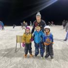 Skaters on the ice. Photos: Lisa Scott/Stavely Ice Rink