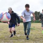 Tomahawk youngsters (from left) Nuku Ritchie, 15, Rupert Lublow-Catty, 14, Alexander Hattrell, 15...