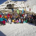 Punters pictured during last year’s Snow Sports NZ Adaptive Festival. PHOTO: SNOW SPORTS NZ