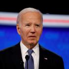 US President Joe Biden during the first presidential debate which he has admitted did not go well...