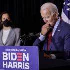 Joe Biden is shown with Kamala Harris in this file photo. Photo: Reuters