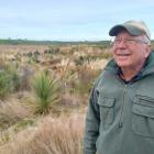 Waimate farmer Martyn Jensen inspects a planting to improve water quality on his family’s...