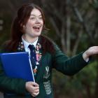 Lions Young Speechmaker 2024 Otago-Southland  contest winner Alice Johnston at Columba College...