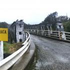 The Arawhata River bridge, where one of the party finally alerted authorities. Photo: ODT files 