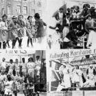 Otago university students’ capping procession. — Otago Witness, 22.7.1924 