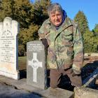 Peter Trevathan wants recruits to help restore war monuments throughout Clutha, such as the grave...