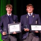 2024 FMG Junior Young Farmers of the Year Hayden Drummond, 17 (left), of Edendale, and Shamus...