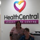 HealthCentral general manager Jenaya Smith and healthcare assistant Jackie McDonnell in the...