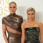 During the season finale of their television show this week, Khloe (left) and Kim Kardashian...