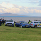 Police at Gulf Harbour. Photo: RNZ