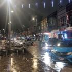 Vehicles park in George St, in the revamped New Edinburgh Way block, last Tuesday evening in an...