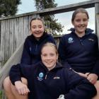 Duntroon School pupils (from top left) Leah Wilson, 11, Greer Neal, 12, and (front) Olivia...