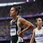 A disappointed Zoe Hobbs after her sixth place in the women's 100m semifinal in Paris. Photo:...