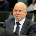 Philip Polkinghorne at the first day of his trial for the murder of his wife at the High Court at...