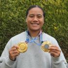 Olympian double gold medallist Alena Saili is spending some time back home in Invercargill to...