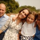 Prince William, Princess of Wales, Prince George, Princess Charlotte and Prince Louis are shown...