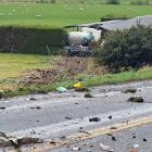  A milk tanker ended up in a house near Edendale after a fatal crash on State Highway1 late on...