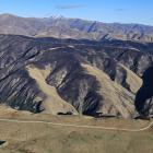 The vegetation fire has burnt through just over 806ha of farmland, tussock and scrub. PHOTO:...