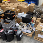 Tobacco and related items, including a cigarette-making machine, were seized by police and...