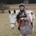 Alexandra Riding for Disabled member Keely Fowler holds a selection of the handbags that will be...