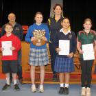 Winners of last week’s 2024 Rotary Speech Competition at South Otago High School were (front row,...