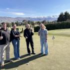 Preparing for the annual Cromwell Lions Golden Golf event are (from left) sponsor ITM Southern...