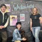 Puna Rangatahi lead youth worker Marley Ferguson, Stacey O’Connor and manager Tash Kane prepare...