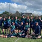 The Blue Mountain College/St Peter’s College under-15 rugby team after their victory at the SISS...