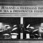 A display of frozen trout, aimed at fishing enthusiasts, in the New Zealand court at the British...