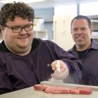 University of Otago microbiology and immunology researchers Dr Sam Wardell (left) and Dr Daniel...