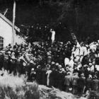 Queenstown people celebrate the commissioning of the One Mile Creek powerhouse. — Otago Witness,...