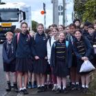 Tahuna Normal Intermediate pupils and King’s High School and Queen’s High School students about...