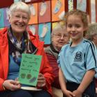 Dominican Charism Sr Jan and Bella Bradbury, 5, with Sr Nola and Sr Paddy behind them at a...