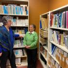 NZ Society of Genealogists Dunedin branch 55th birthday celebration convener Robyn Thorburn (left...