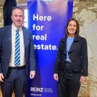 Preparing to host a real estate industry get-together at the Landing Services building are REINZ...