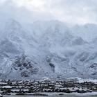 The Remarkables are covered in snow near Jack’s Point in Queenstown yesterday. PHOTO: GUY WILLIAMS