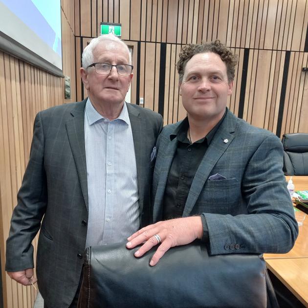 Peter Scott (left) and Craig Pauling. Photo: David Hill / North Canterbury News