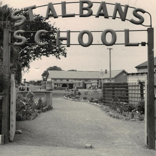 St Albans Primary School's old entrance. Photo: Supplied