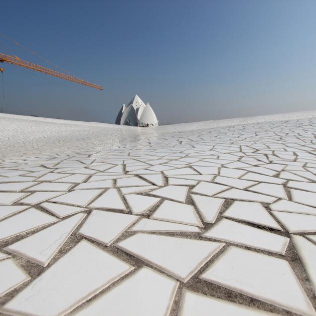 A roof facade made from tiles at the Marisfrolg Headquarters in Shenzhen, China. PHOTO: SUPPLIED
