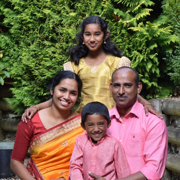 Joby Joseph and his wife Anu  Joby and  daughter Serah Joby (9) of Helensburgh, became New...