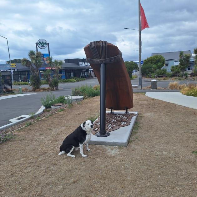 Jon Jeet drew inspiration for the sculpture from his Indian, Fijian and Māori ancestors as well...