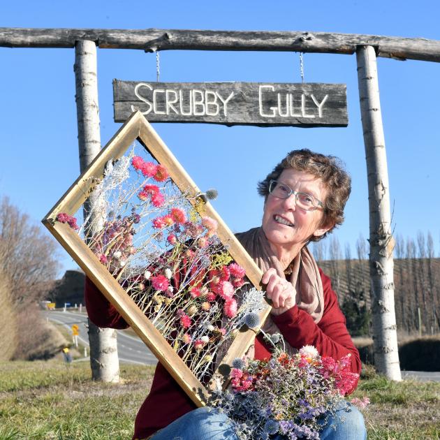 Framed ... Jo Robinson has a passion for helping other people grow things. PHOTO: STEPHEN...