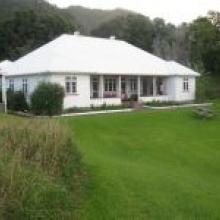 Home away from home . . . The Raoul Island Station homestead, where Doc staff and a team of volunteers are based during their visits to the remote New Zealand off-shore outpost. 