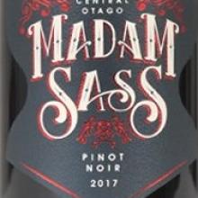 Madam Sass pinot noir. Photo: Supplied