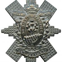 Badge of the New Zealand Scottish Regiment. 