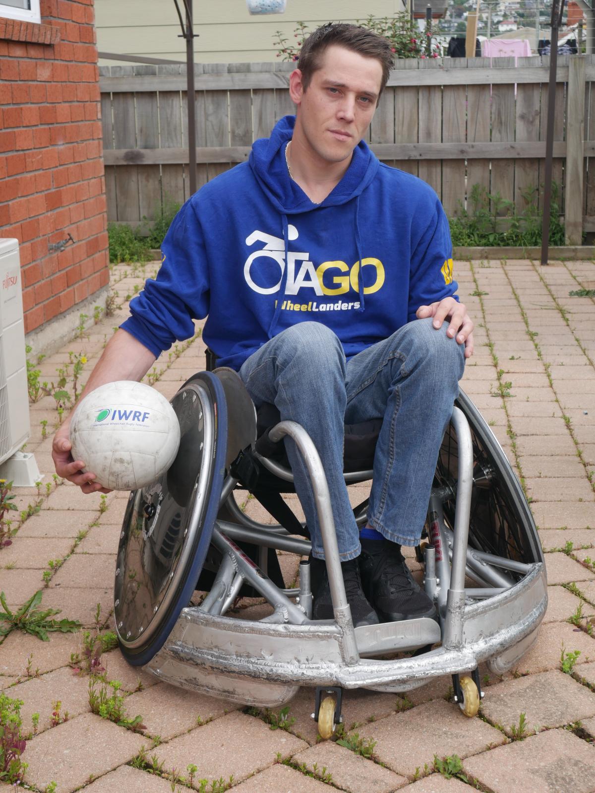 Wheelchair rugby player aims for national team | Otago Daily Times Online News